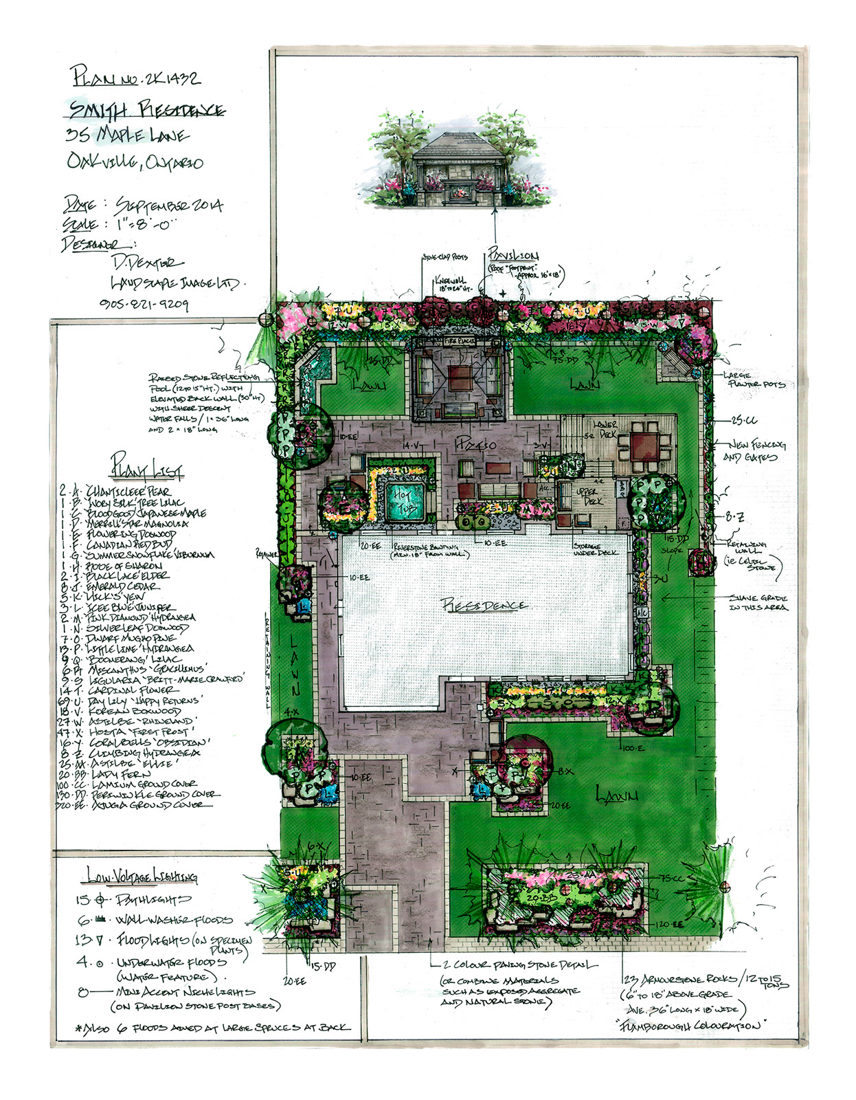 Landscape Design plan